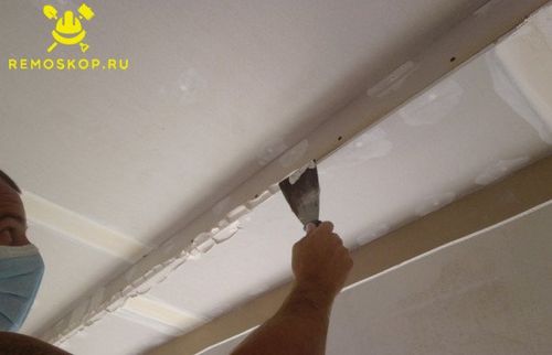 Что нужно знать перед тем, как выровнять шпаклевкой потолки (  5 видео)