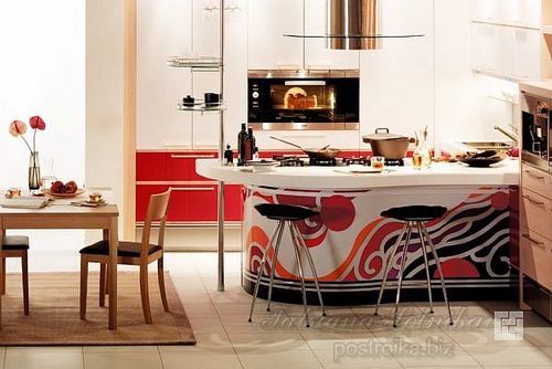 Дизайн-проект кухни, совмещённой с гостиной - идеи на фото