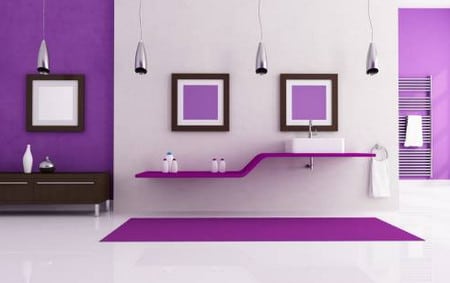 Дизайн ванной в сиреневом цвете: нюансы использования оттенка в различных интерьерах