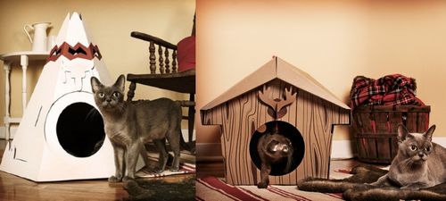 Как сделать домик для кошки своими руками: фото и видео мастер-класс