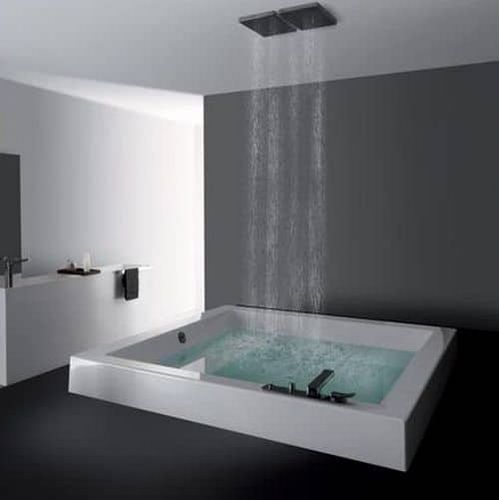 Как выбрать качественную квадратную ванну из акрила с учетом материала и стиля
