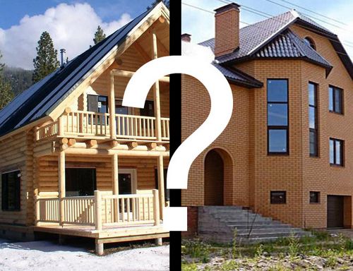 Какой дом лучше построить кирпичный или деревянный