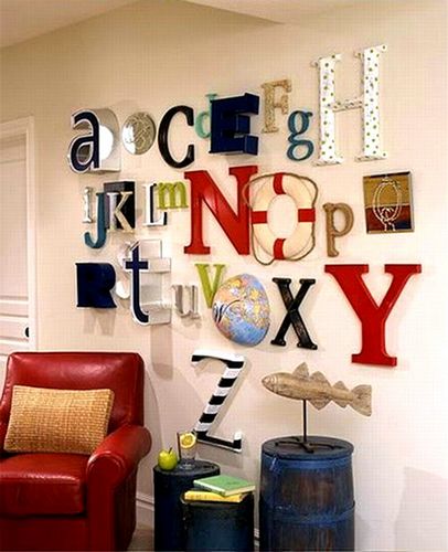 Красивые буквы в интерьере: возможность преобразить дом