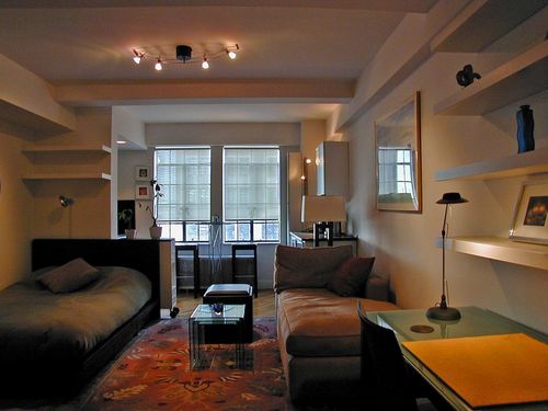 Квартира студия площадью 25 кв.м.: советы и и идеи по оформлению