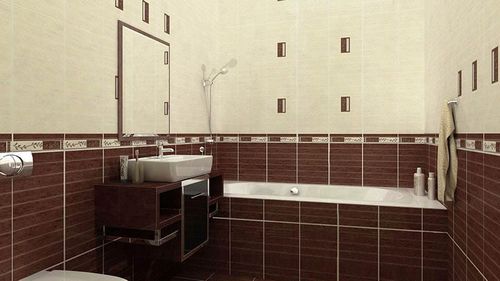 Настенная плитка для ванной: фото коллекция