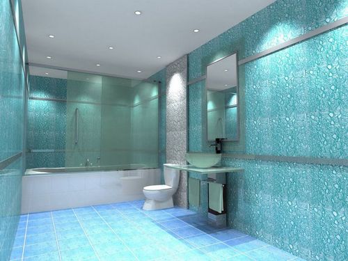 Обои для ванной комнаты: фото и обзор моющих и влагостойких отделочных материалов