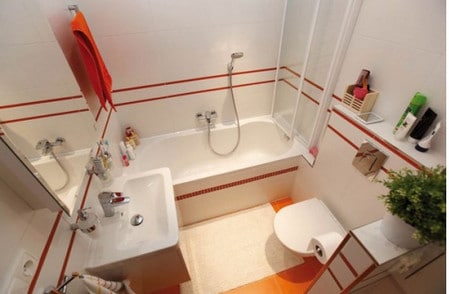 Планировка маленькой ванной комнаты- как уместить все необходимое в одном помещении