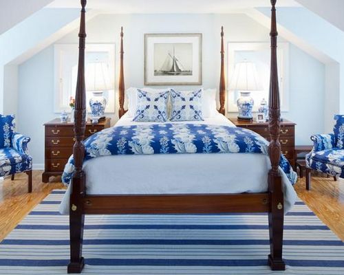 Преимущества и недостатки спальни в голубых тонах (  1 видео)