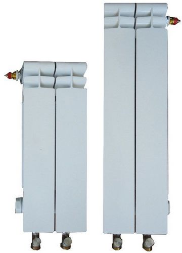 Размеры алюминиевых радиаторов отопления: объём секции, расчет секций, как рассчитать на примерах фото и видео