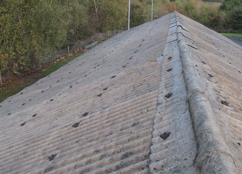 Ремонт шиферной крыши частного дома