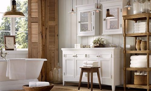Ванная комната в деревянном доме: фото и идеи оформления