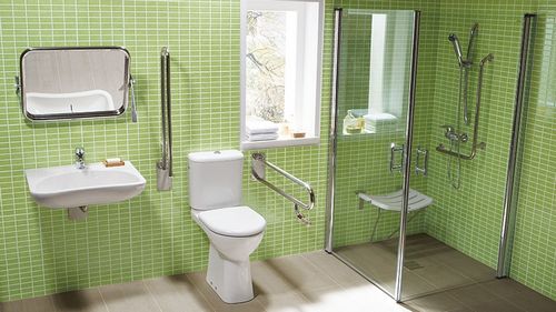 Зеленая плитка для ванной: дизайн комнаты в зеленых тонах